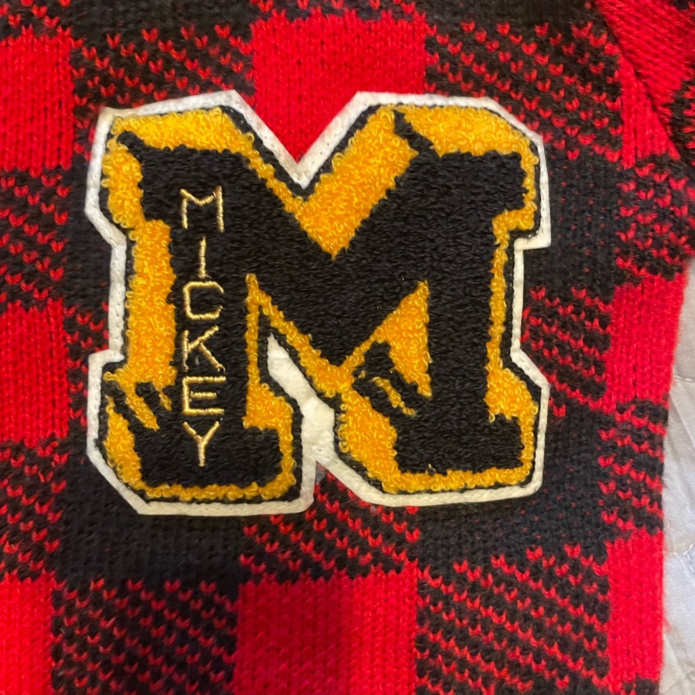 Disney Checkered Mickey Mouse Button Down Cardiga… - image 5